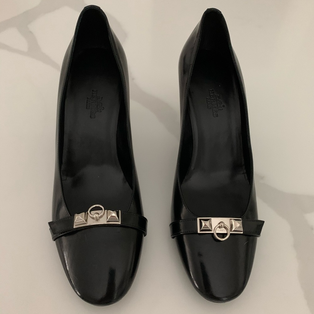 NEW Hermes classic pump- size 7